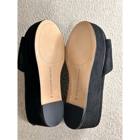 Aves Les Filles Addison Black Platform Sandals Women's Size 6.5 M Ring Accent - Picture 8 of 11